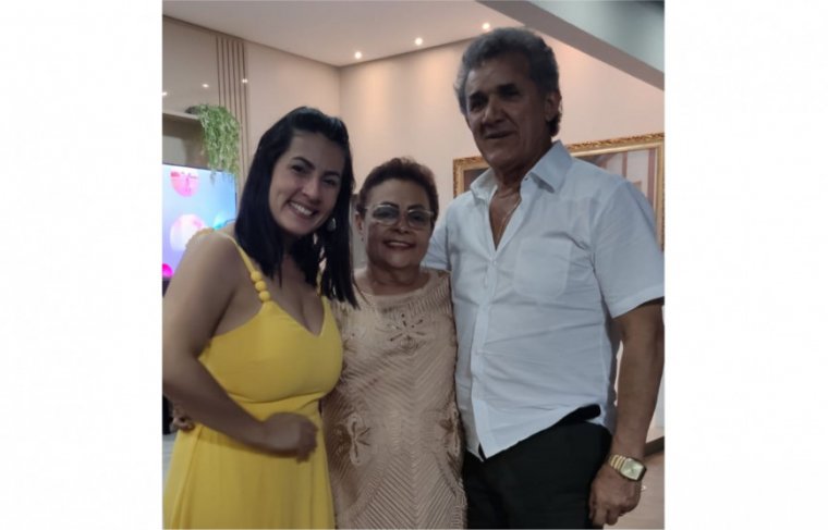 Zilda, Manoel Oliveira e Brena Emanuelle 