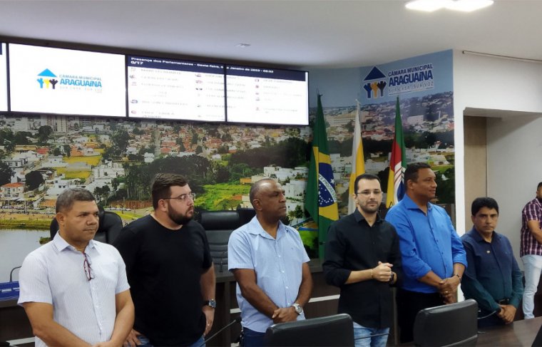 Café da manhã com imprensa na Camara Municipal de Araguaína.  Foto: Cicera Maria // Efeito: Cícera Maria -