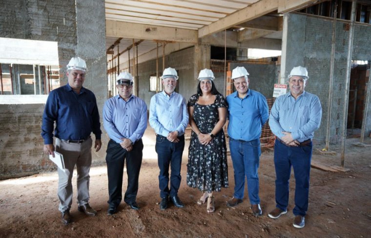 Presidente do TJTO visita obra do novo prédio da Comarca de Gurupi Foto: Rondinelli Ribeiro /TJTO