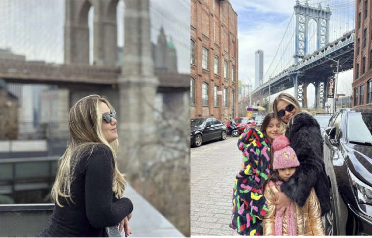 DUMBO, Brooklyn - Flávia Brilhante Vendramini, Mariana e Marina. 