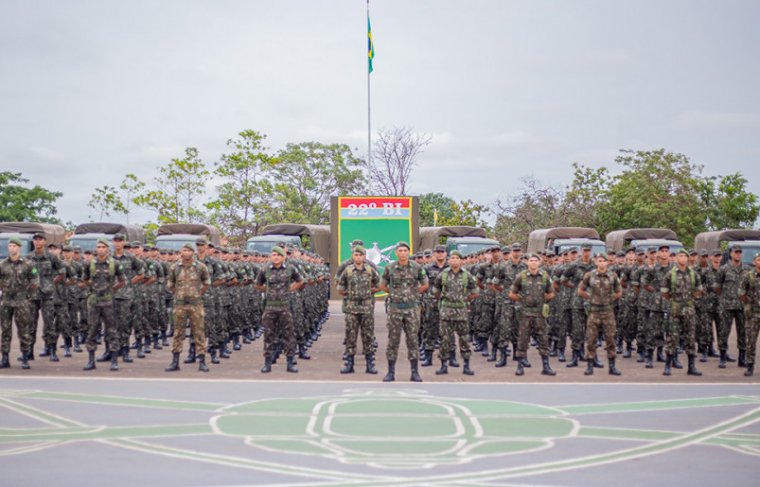 Novos soldados do 22º BI Tocantins Foto: Marcos Veloso/Governo do Tocantins