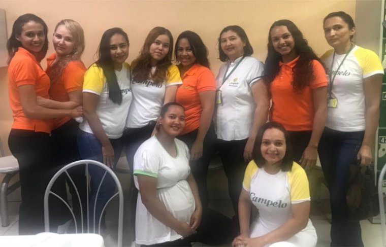 Giselma, Lídia, Rayane, Emylle, Cláudia, Elitanha, Lourrane, Gesimaria, Layane Eloídes 