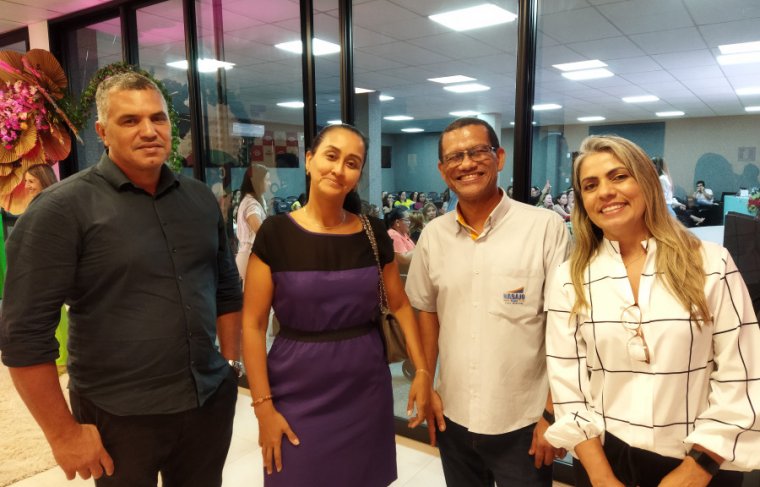 Sebastião Luiz Moraes, Dayse Gomes, João Batista e Fabiana Rocha  Foto: CCMNC