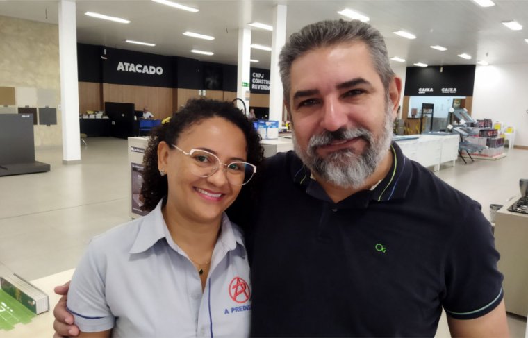  Eliene Carneiro de Souza e Joselson Santana Foto: CCMNC