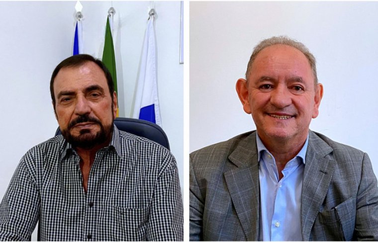Presidente da Junta Comercial do Estado do Tocantins (Jucetins), Issan Saado e  o vice Juarez Rigol  