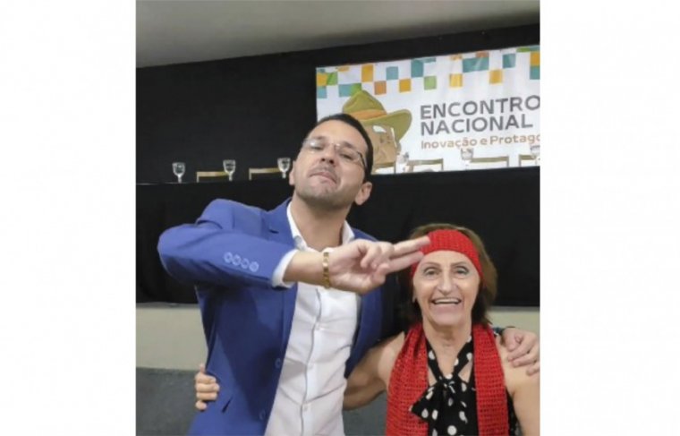 Presidente da Câmara Municipal de Araguaína, vereador Marcos Duarte no Encontro Nacional da UMA Foto: Reprodução Instagram 