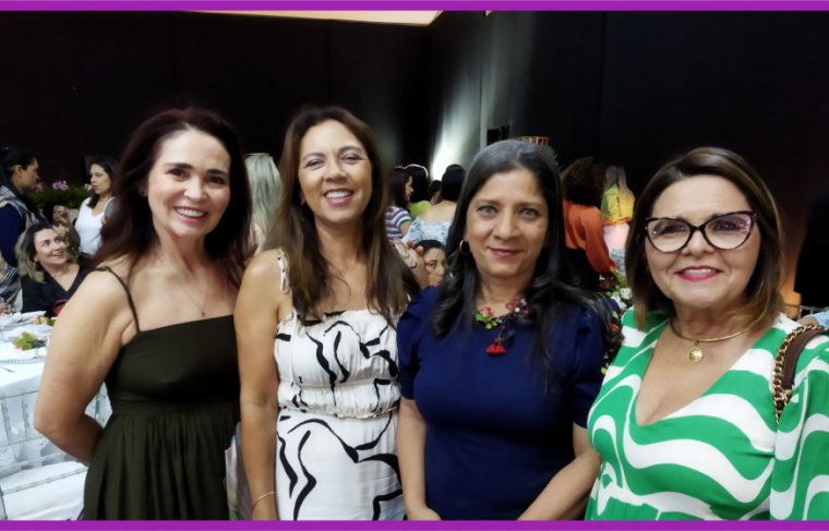 Cícera Prado, Tereza Cristina, Leide Mota e Noris Cavalcante Foto: CCMNC