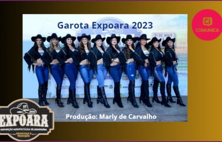 Candidatas concurso Garota Expoara 2023 