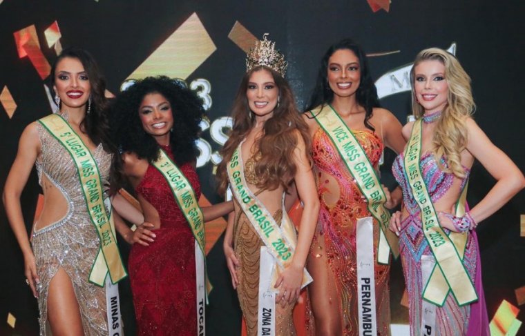 Finalistas Miss Grand Brasil 2023 Foto: Divulgação concurso Miss Grand Brasil 2023
