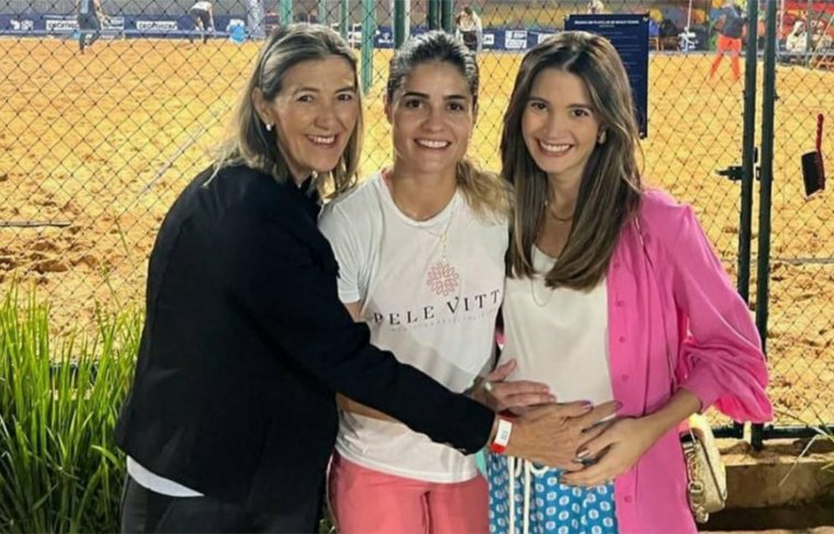 Delci Estrela, Letícia Pires e Luiza Corrêa 