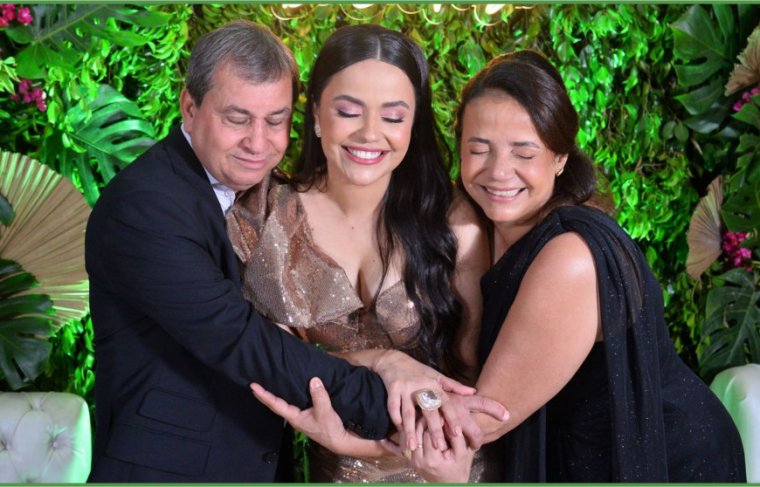 Maria Fernanda, Marlene e Edson Morais de Souza Foto: Pedro dos Anjos