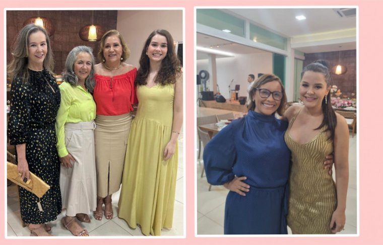 Salvina com Kátia, Maria, Isadora Neves / Maraisa e Cleide Arruda 