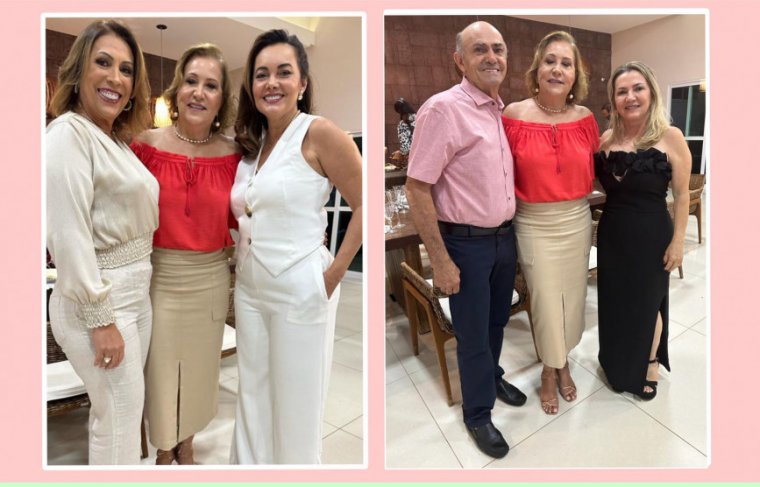 Com Vânia Imperador, Rosalba Quinta, Raimundinha e Geraldo Almeida 