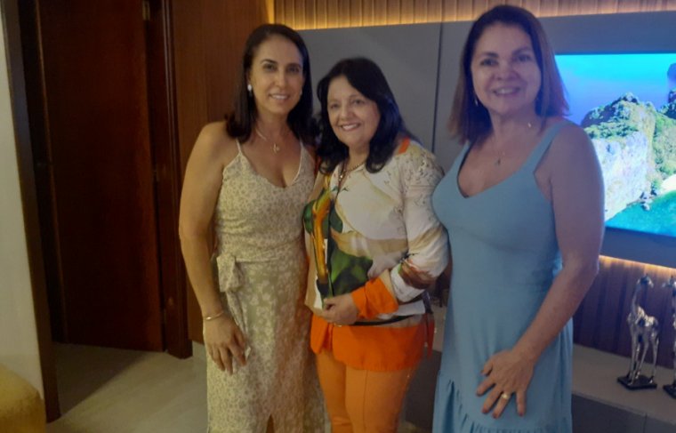 Sandra Lemos, Valderez Castelo Branco e Loudinha Lemos 