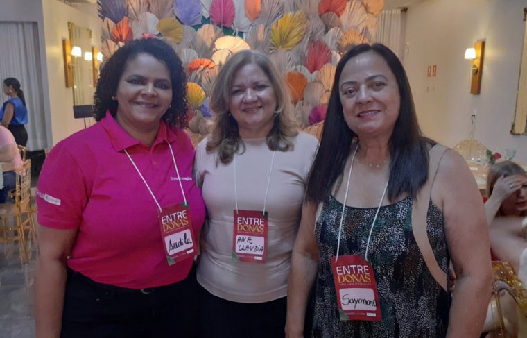 Audila Santos, Ana Cláudia e Sayonara Sena  Foto: CCMNC