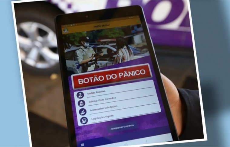 Lançamento aplicativo PMTO Mulher - Botão do Pânico - Foto: Divulgação PM/TO